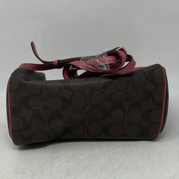 Coach Rowan Satchel Bag In Signature Canvas - Picture 4 of 7